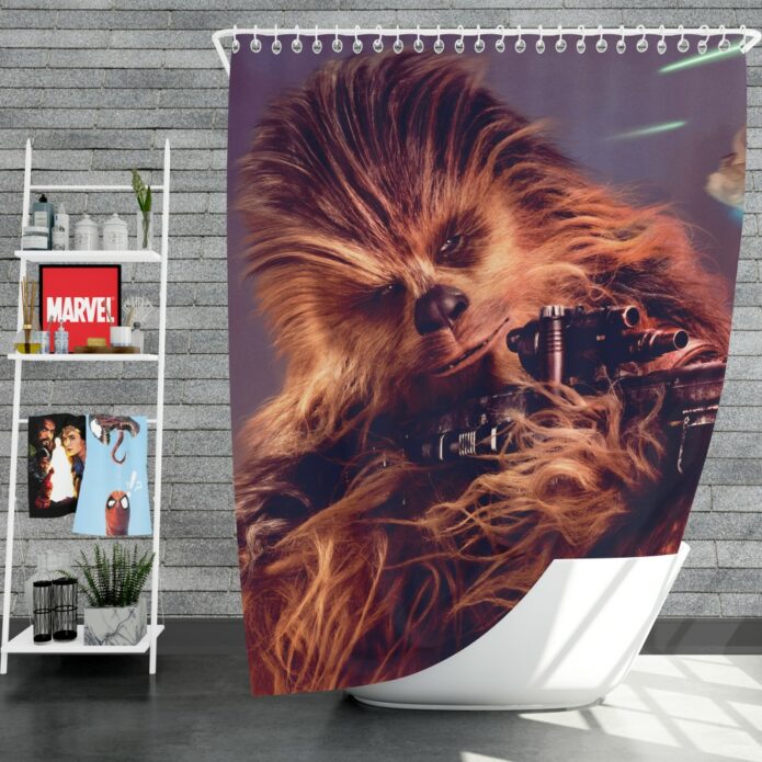 Solo A Star Wars Story Movie Chewbacca Shower Curtain