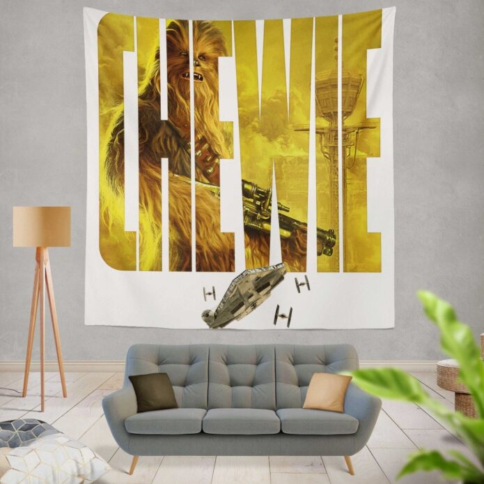 Solo A Star Wars Story Movie Chewbacca Star Wars Wall Hanging Tapestry