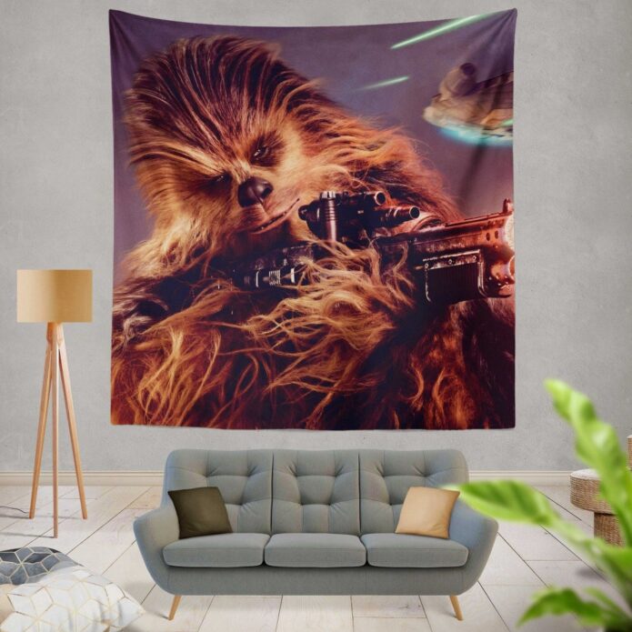 Solo A Star Wars Story Movie Chewbacca Wall Hanging Tapestry