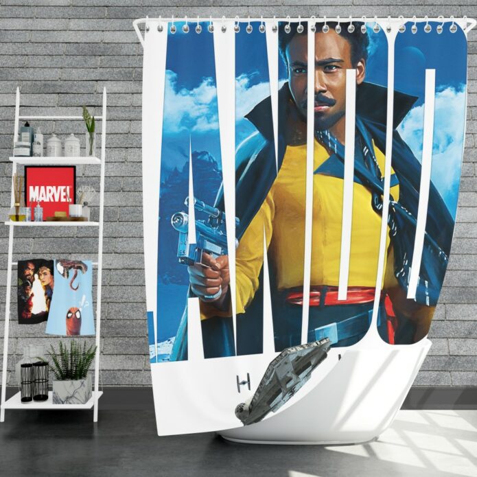 Solo A Star Wars Story Movie Donald Glover Lando Calrissian Star Wars Shower Curtain