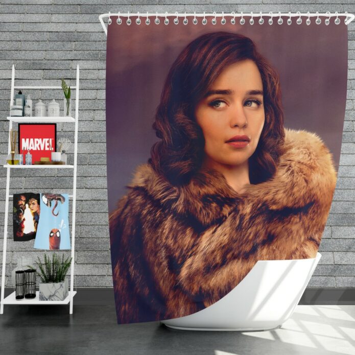 Solo A Star Wars Story Movie Emilia Clarke Qi'ra Shower Curtain