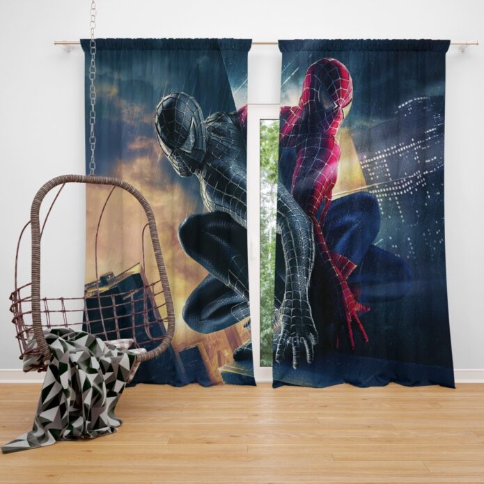 Spider-Man 3 Movie Window Curtain