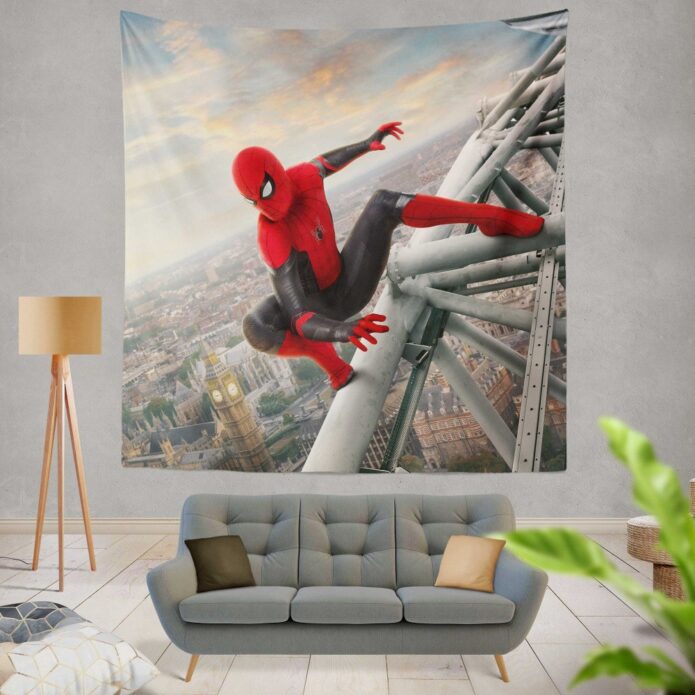 Spider-Man Far From Home Movie Marvel Wall Hanging Tapestry