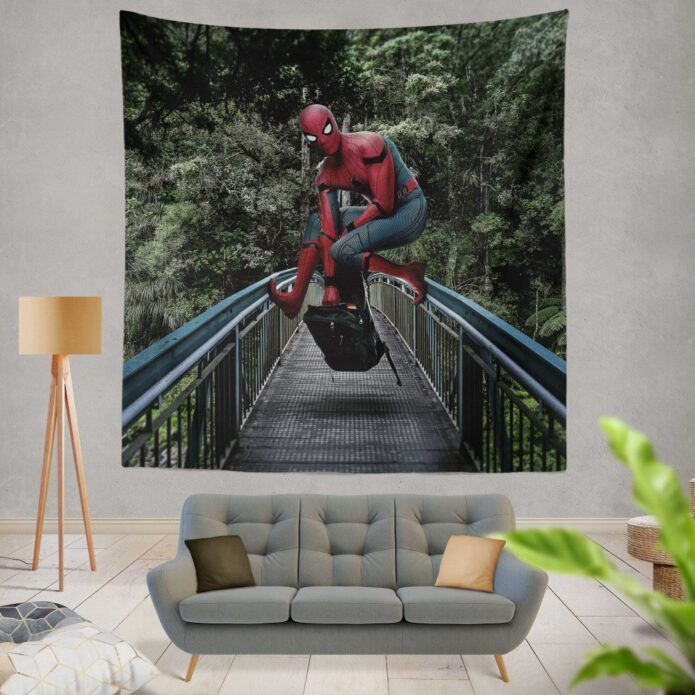 Spider-Man Homecoming Movie Wall Hanging Tapestry