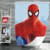 Spider-Man Into The Spider-Verse Movie MCU Shower Curtain