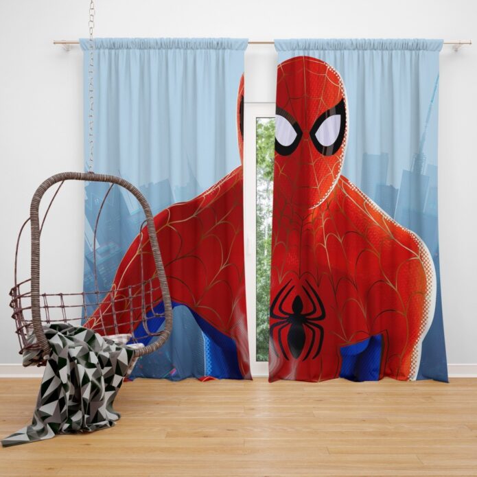 Spider-Man Into The Spider-Verse Movie MCU Window Curtain