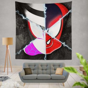 Spider-Man Into The Spider-Verse Movie Marvel Cinematic Universe Wall Hanging Tapestry
