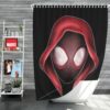 Spider-Man Into The Spider-Verse Movie Miles Morales MCU Shower Curtain