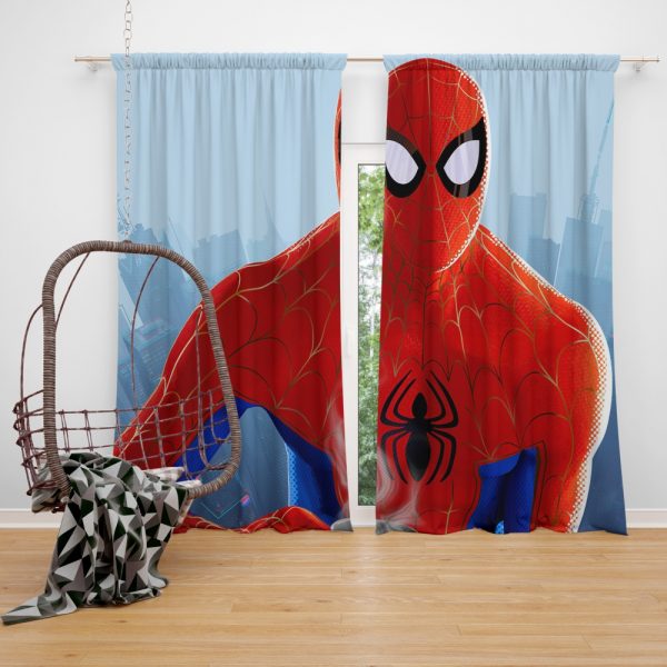 Spider-Man Into The Spider-Verse Movie Window Curtain
