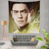 Star Trek Beyond Movie Hikaru Sulu John Cho Star Trek Beyond Wall Hanging Tapestry