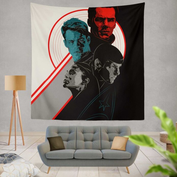 Star Trek Into Darkness Movie Wall Hanging Tapestry