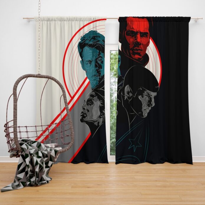 Star Trek Into Darkness Movie Window Curtain