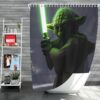 Star Wars Battlefront II 2017 Movie Yoda Shower Curtain
