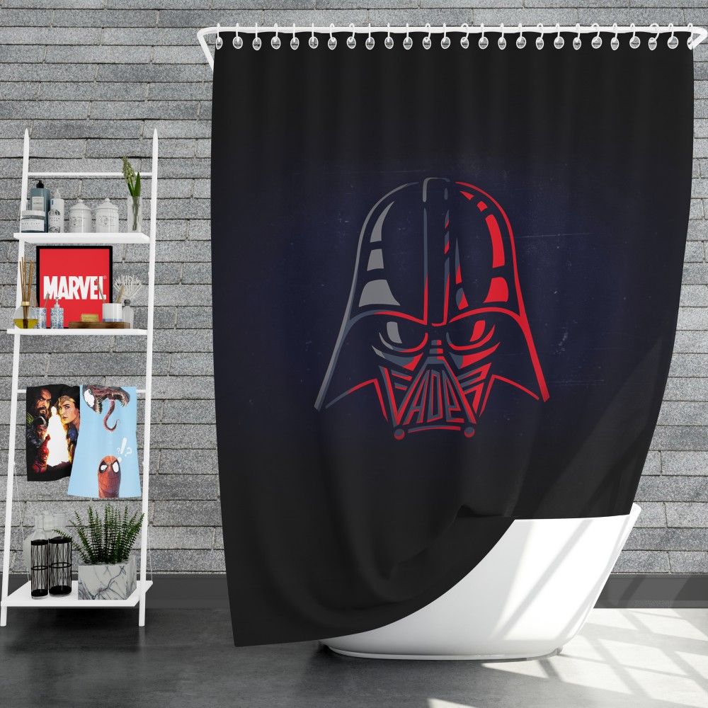 star wars shower curtain