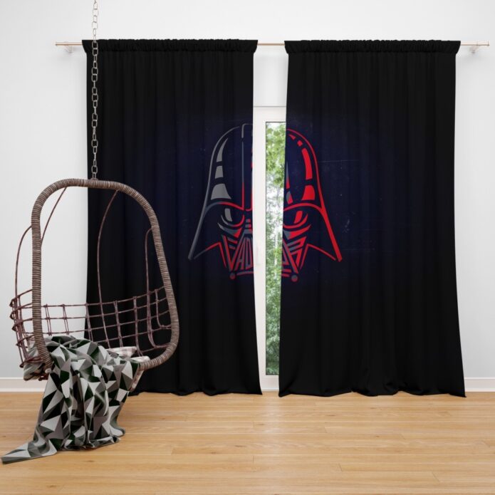 Star Wars Darth Vader Sci-Fi Movie Window Curtain