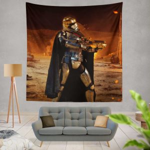Star Wars Episode VII The Force Awakens Movie Captain Phasma Wall Hanging Tapestry