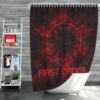 Star Wars Movie Black First Order Red Shower Curtain
