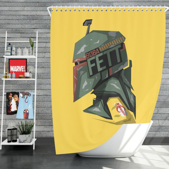 Star Wars Movie Boba Fett Shower Curtain