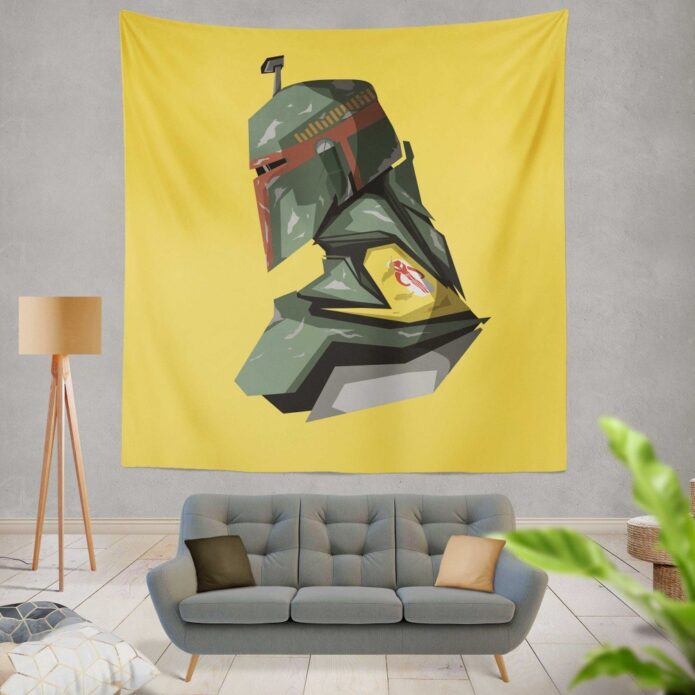 Star Wars Movie Character Boba Fett Wall Hanging Tapestry