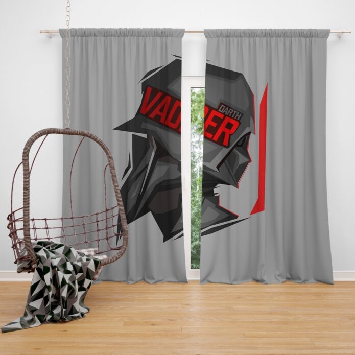 Star Wars Movie Darth Vader Window Curtain