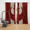 Star Wars Rebel Alliance Helm Movie Logo Window Curtain