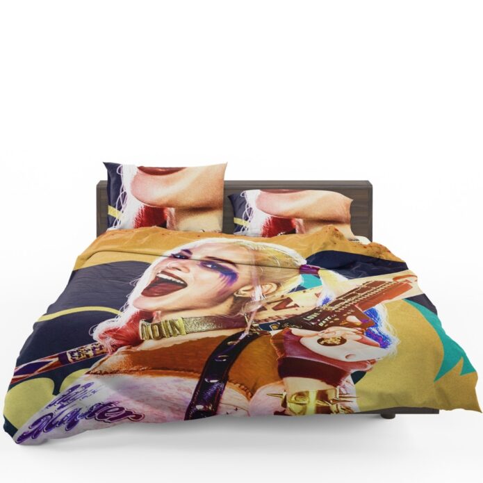 Suicide Squad Movie Harley Quinn Margot Robbie Bedding Set 1