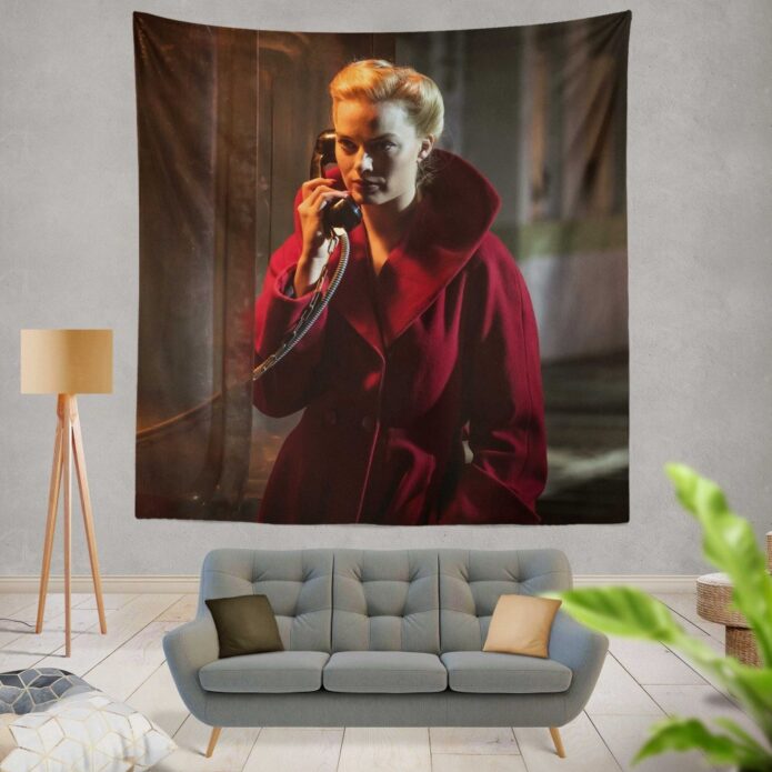 Terminal Movie Margot Robbie Wall Hanging Tapestry