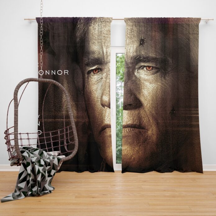 Terminator Genisys Movie Terminator Arnold Schwarzenegger Window Curtain