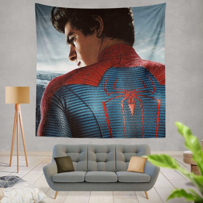 The Amazing Spider-Man Movie Andrew Garfield Wall Hanging Tapestry