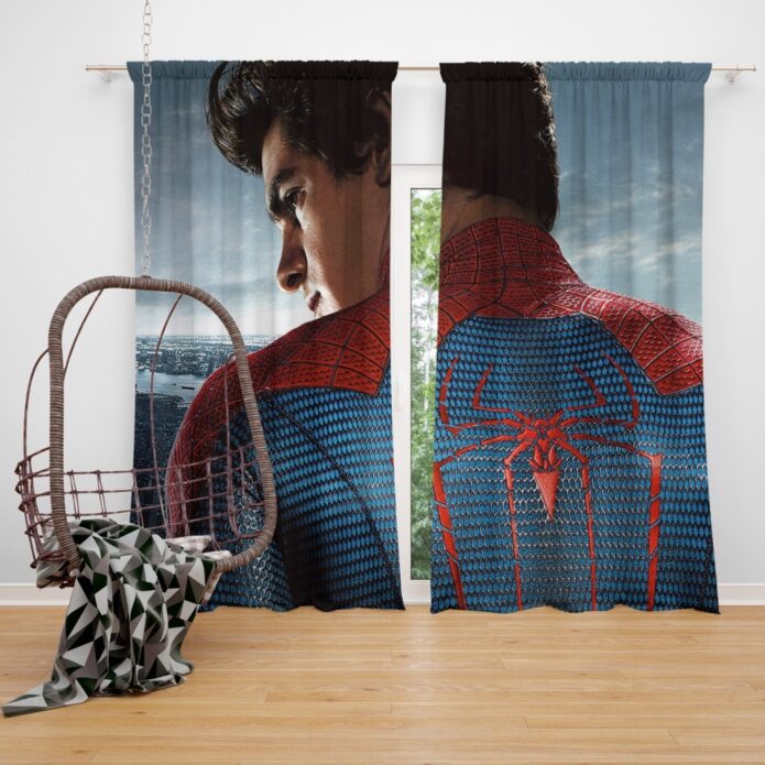 The Amazing Spider-Man Movie Andrew Garfield Window Curtain