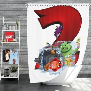 The Angry Birds Movie 2 Movie Shower Curtain