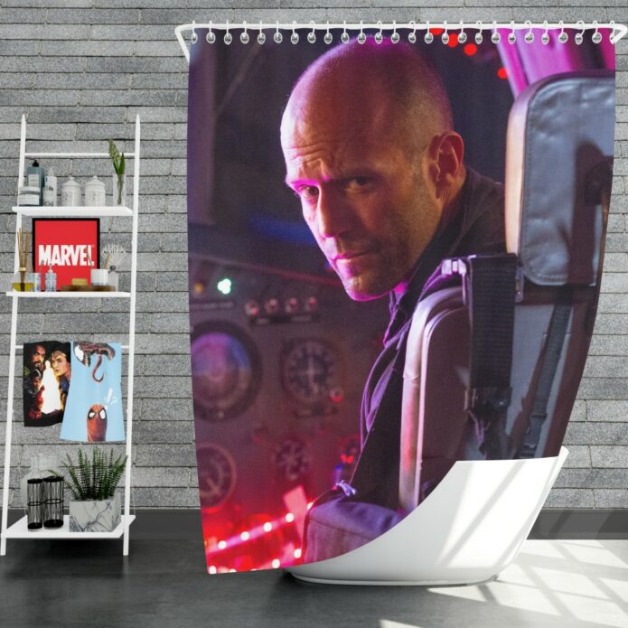 The Expendables 3 Movie Lee Christmas Jason Statham Shower Curtain