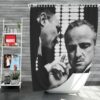 The Godfather Movie Marlon Brando Shower Curtain