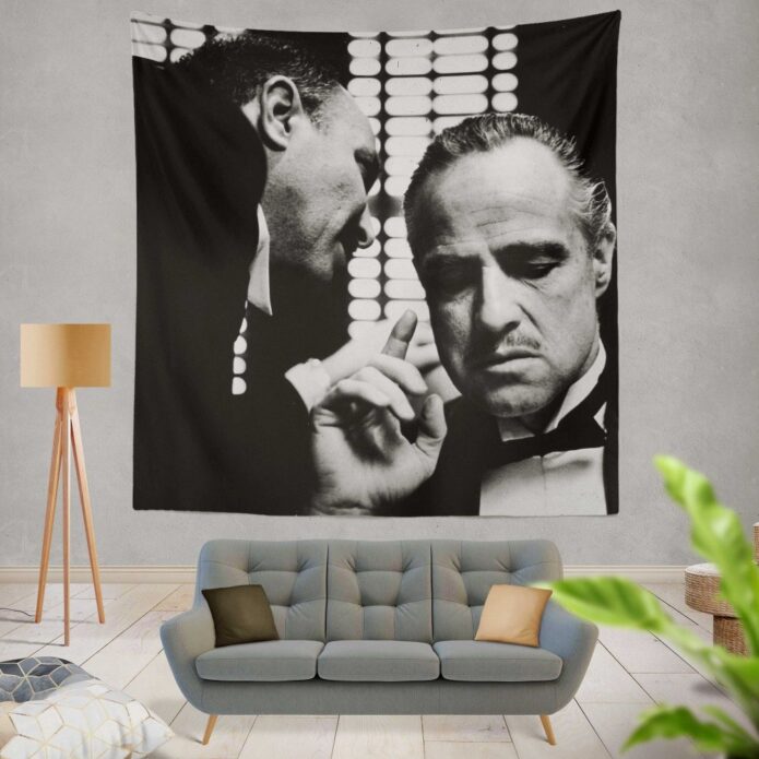 The Godfather Movie Marlon Brando Wall Hanging Tapestry