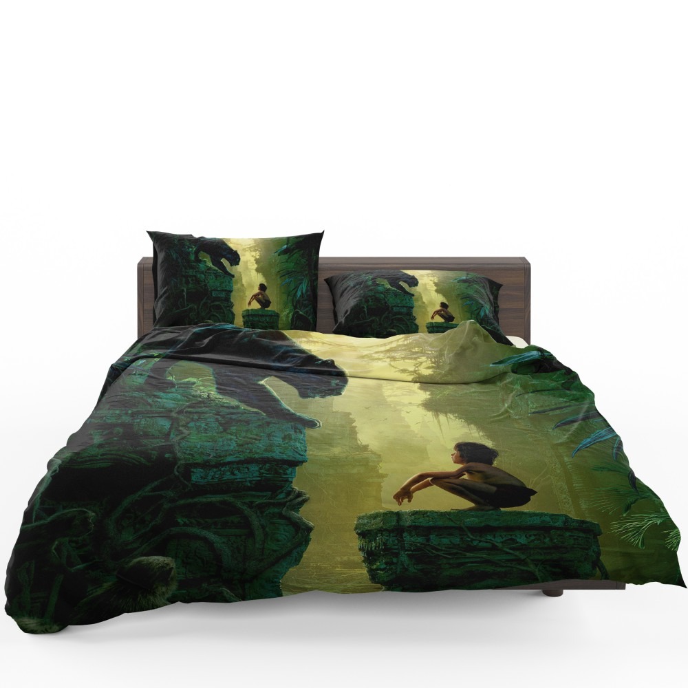 Want to set your room just right? the jungle book 2016 movie bagheera mowgli bedding set