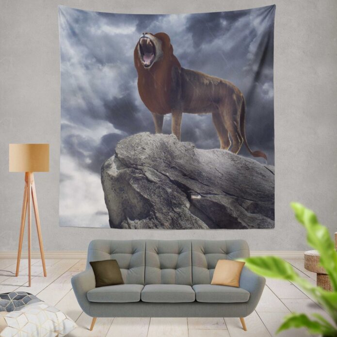 The Lion King 2019 Movie Simba Disney Wall Hanging Tapestry
