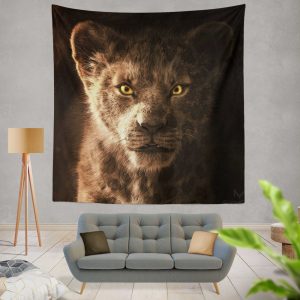 The Lion King 2019 Movie Simba Kids Wall Hanging Tapestry