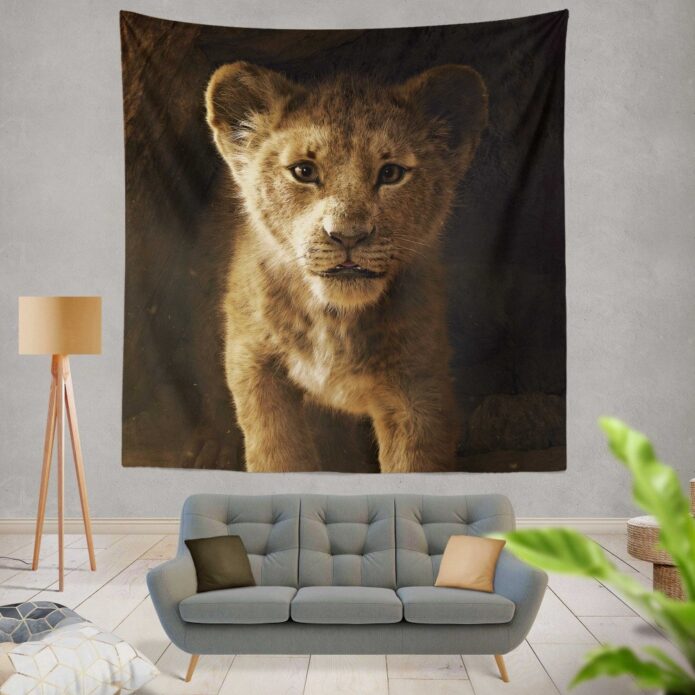 The Lion King 2019 Movie Simba Wall Hanging Tapestry