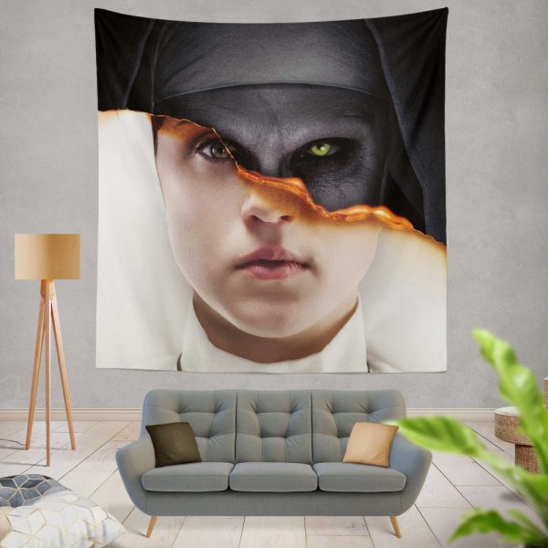 The Nun Movie Evil Girl Wall Hanging Tapestry