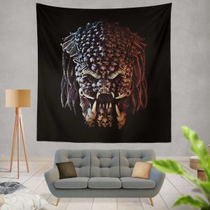 The Predator Movie Alien Sci Fi Skull Wall Hanging Tapestry