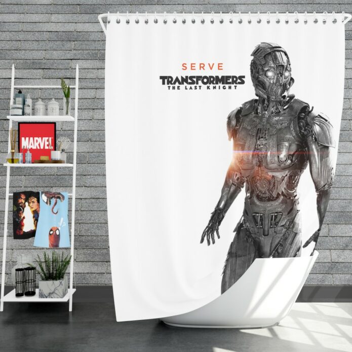 Transformers The Last Knight Movie Cogman Shower Curtain