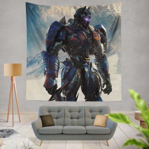 Transformers The Last Knight Sci-fi Thriller Movie Optimus Prime Wall Hanging Tapestry