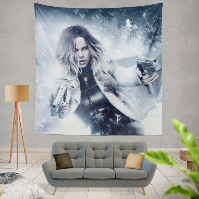 Underworld Blood Wars Movie Kate Beckinsale Selene Wall Hanging Tapestry