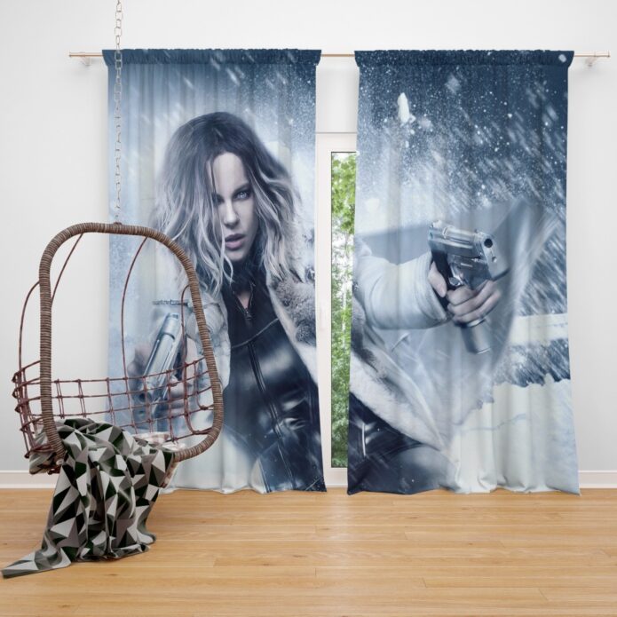 Underworld Blood Wars Movie Kate Beckinsale Selene Window Curtain