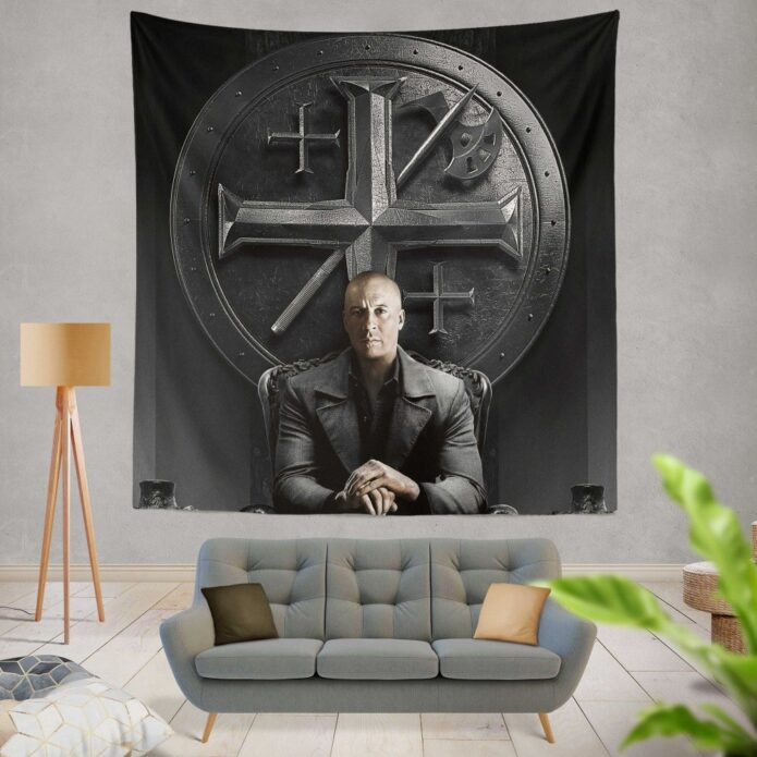 Vin Diesel in The Last Witch Hunter Movie Wall Hanging Tapestry