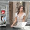 Welcome Home Movie American Braid Brunette Shower Curtain