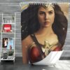 Wonder Woman Movie DC Comics Gal Gadot Woman Warrior Shower Curtain