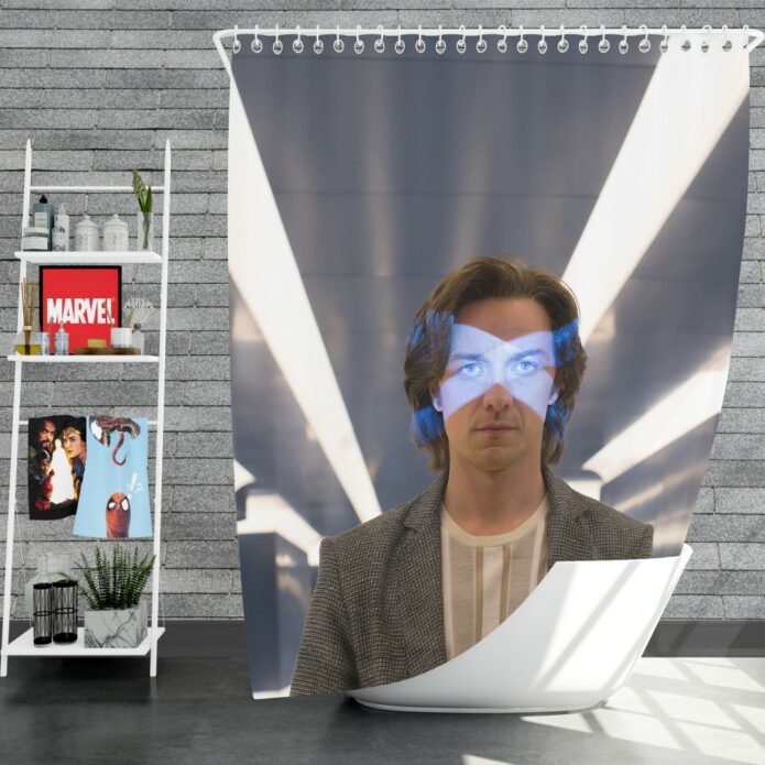 X-Men Apocalypse Movie James McAvoy Professor X Shower Curtain