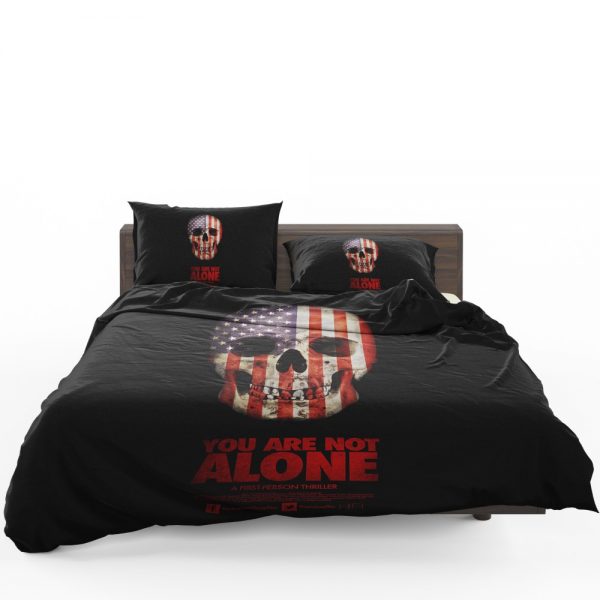 You Are Not Alone Movie Skull USA Bedding Set 1