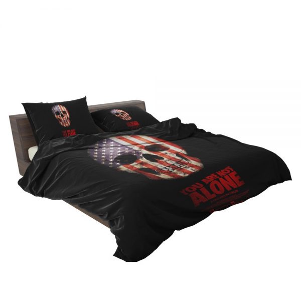 You Are Not Alone Movie Skull USA Bedding Set 3